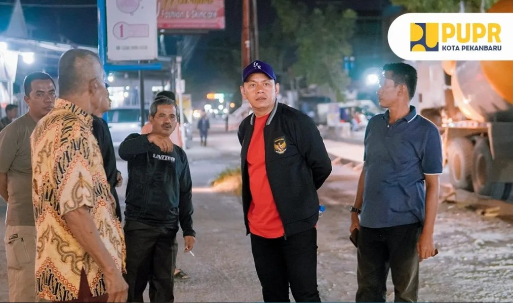 PUPR Pekanbaru Mulai Lakukan Perbaikan Jalan Taman Karya, Pengendara Dihimbau Lewat Jalan Altenatif